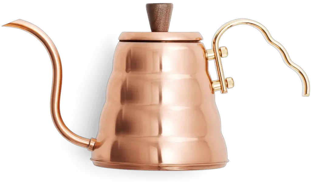 copper coffee kettle for pour over coffee