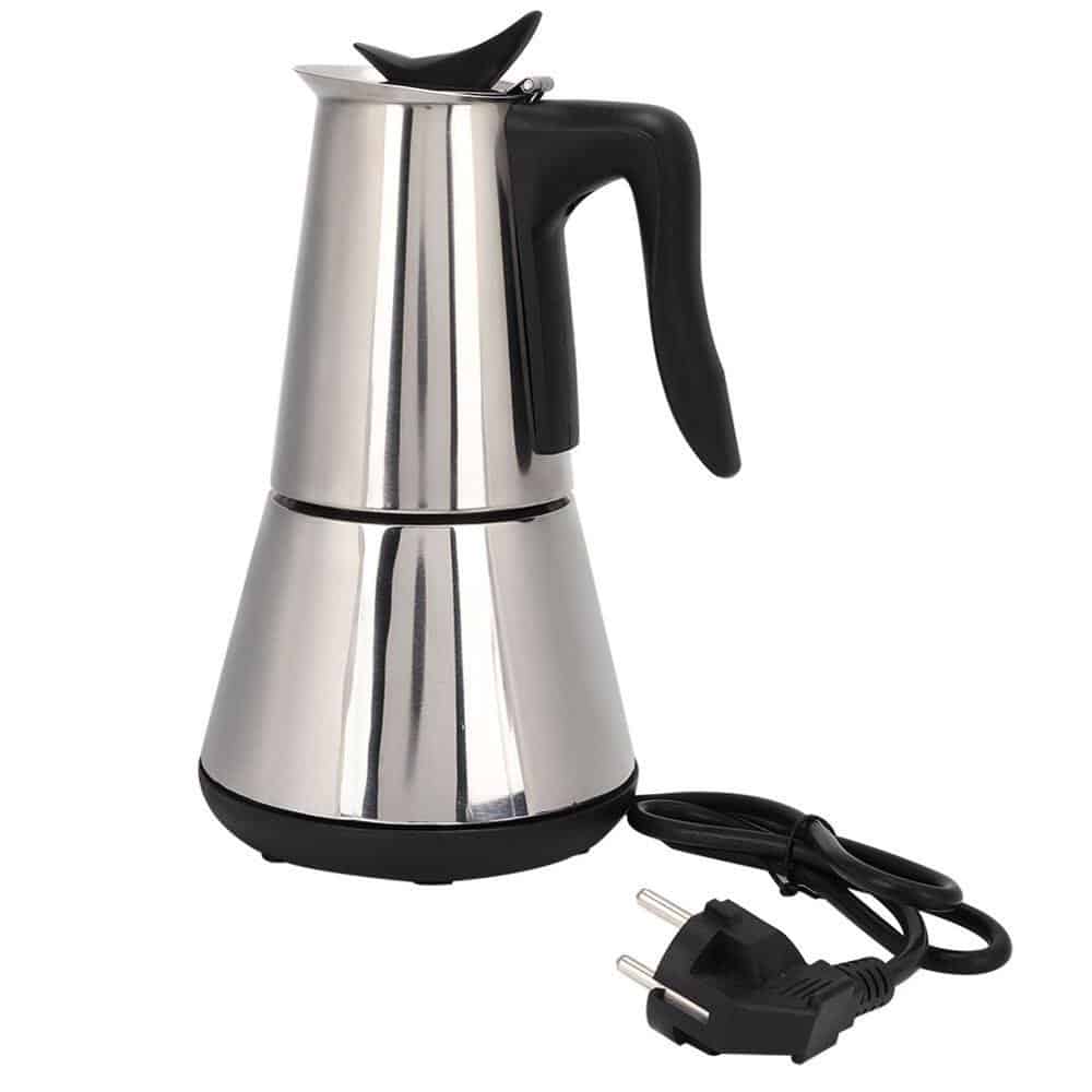 electric heated Moka pot