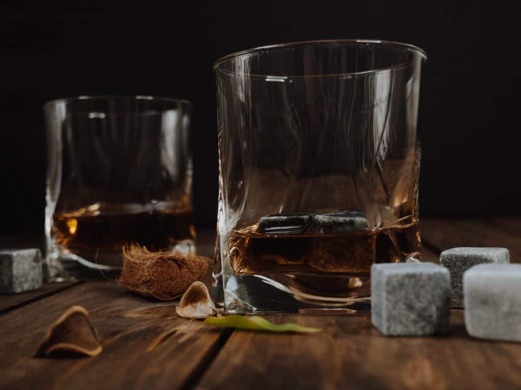 whiskey stones to cool down coffee